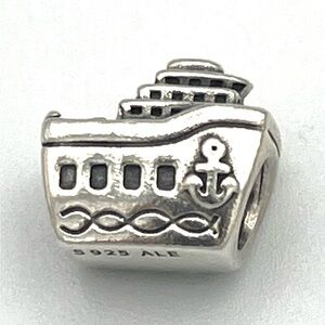 Pandora Retired *Rare* Silver Cruise Ship Charm